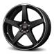 FELGI MOMO FIVE 8x17 5x112 ET42 BLK/POL