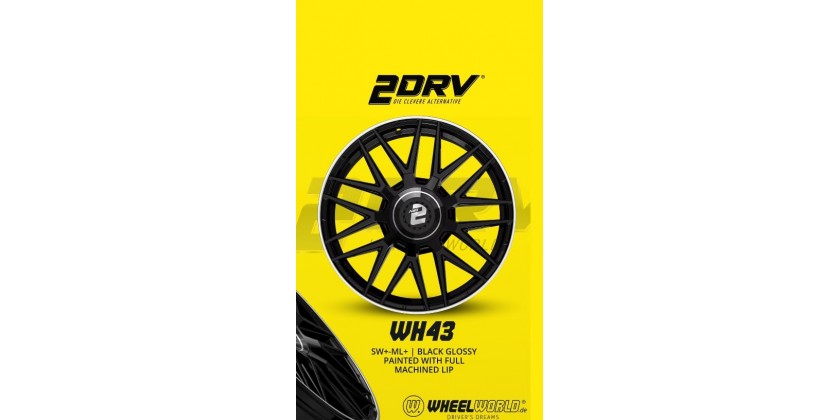 Felgi aluminiowe 2DRV WH43 – optyka central lock i sportowy design